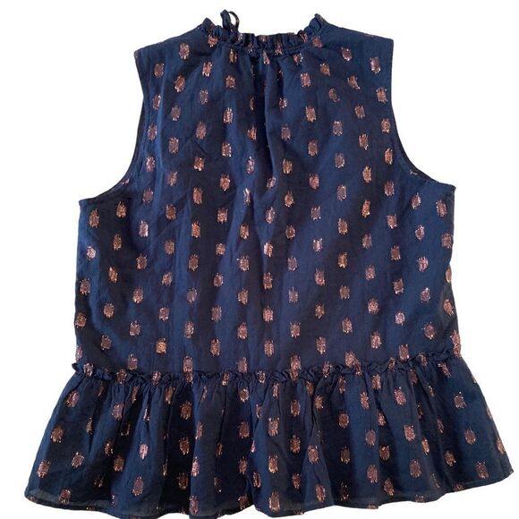 J. Crew Navy Peplum Top XS NWT - Picture 2 of 6